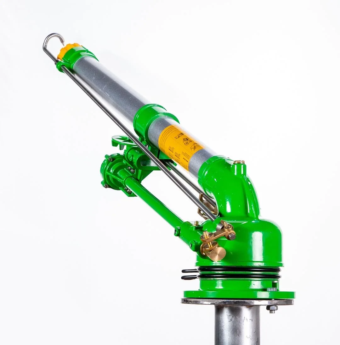 Farm Land Big Rain Gun Sprinkler, Flange connecting metal sprinkler gun