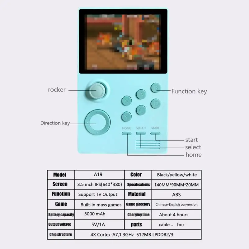 Супер беспроводная версия игрока Ретро игры встроенные Wifi Moonlight Treasure Box Ностальгический ручной Молодежный
