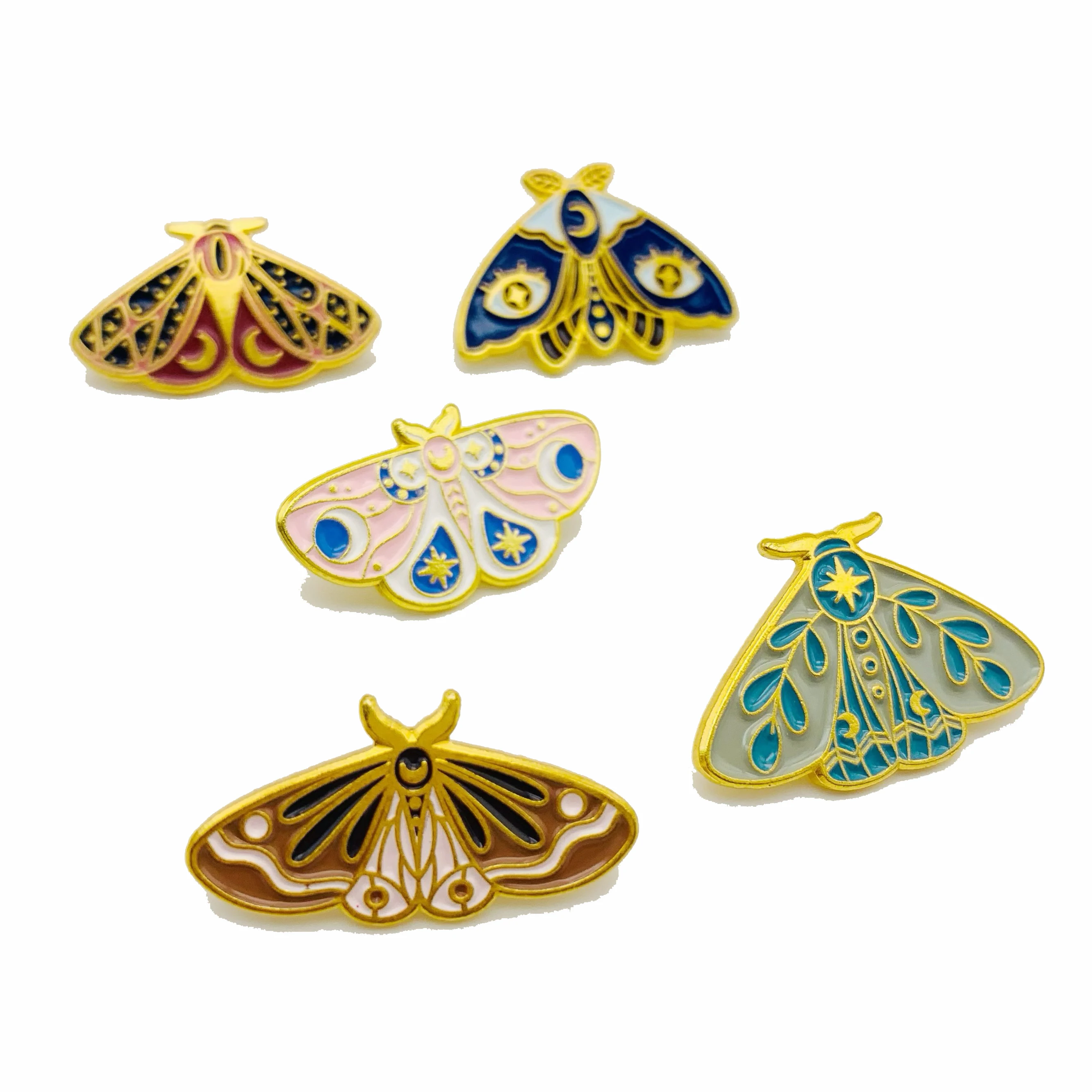 Wholesale Butterfly Enamel pins Anime Pins Customized Lapel Pins