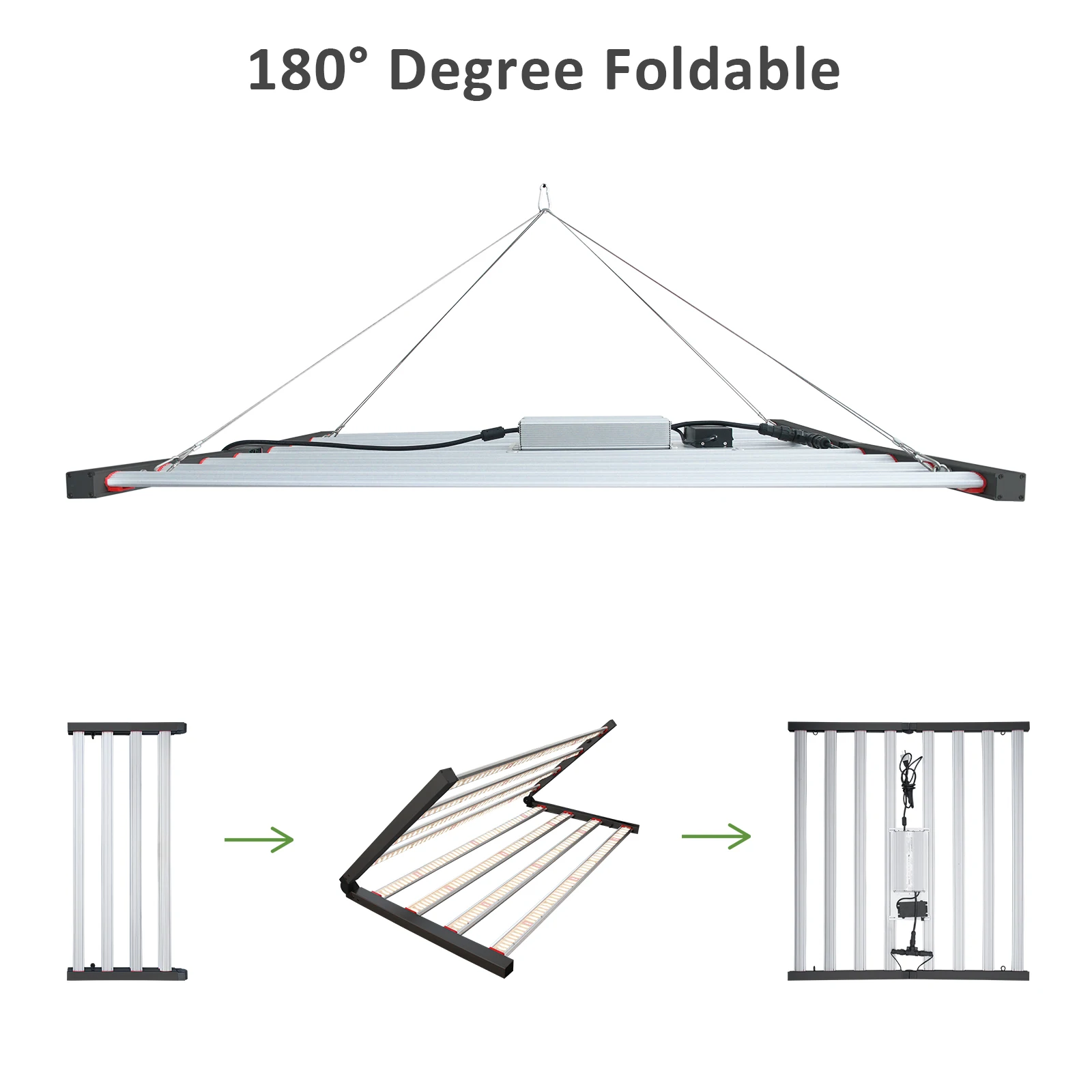 
Double Sided Growlight 640W Hps Plant Growth Light 301b Lm301b Vertical UV COB Led Grow Light Tube For Sale 
