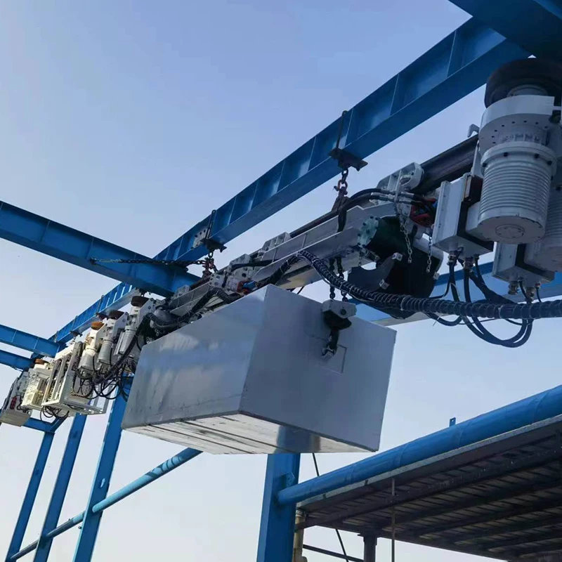 Chinese factory pneumatic control rail transport vehicle explosion-proof suspension crane monorail coal mine transportation