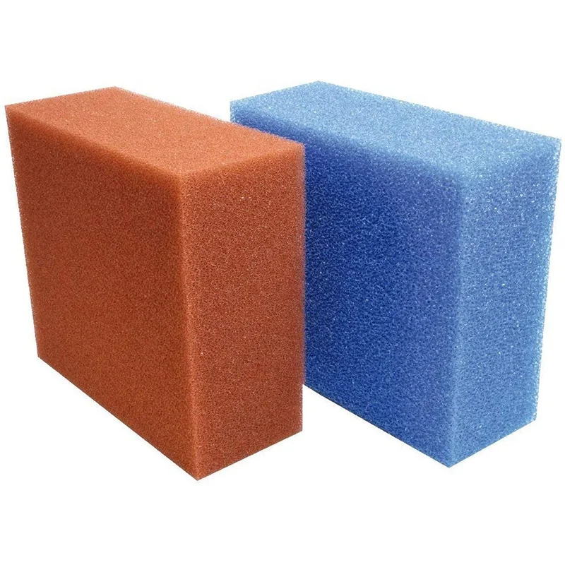  Hengjun Blue Color 150X200X2cm 20/30/45 ppi Square filter sponge aquarium water pump bio for fish