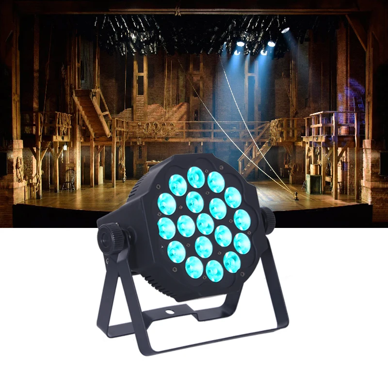 Dj Party Disco Wedding Stage 18pcs Rgbw DMX Control 3in1 Led Par Light