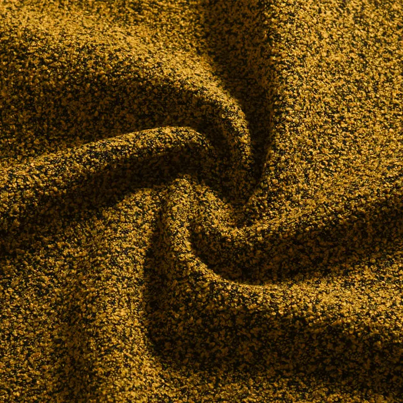 Manufacturer Direct Sale Upholstery Lamb Wool Look Fabric Woven Boucle Sofa Fabric