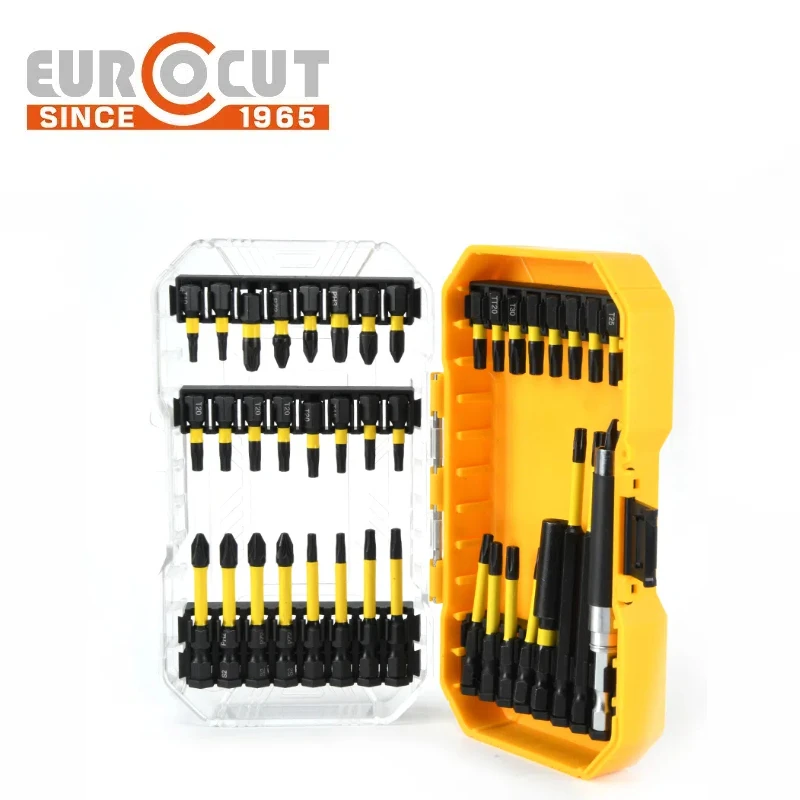 EUROCUT Big Kit Hex Screwdriver Drill Bit Kit Multiple Collocation Impact Screwdriver Bits Drill Bits Set