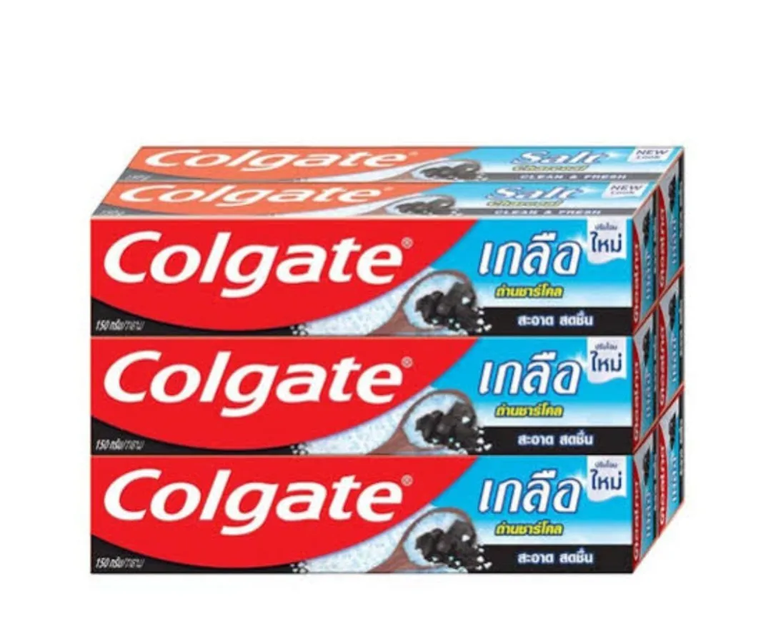 Colgate Charcoal Salt Herbal Toothpaste 35 Grams Premium Quality And Best Seller From Thailand Colgate