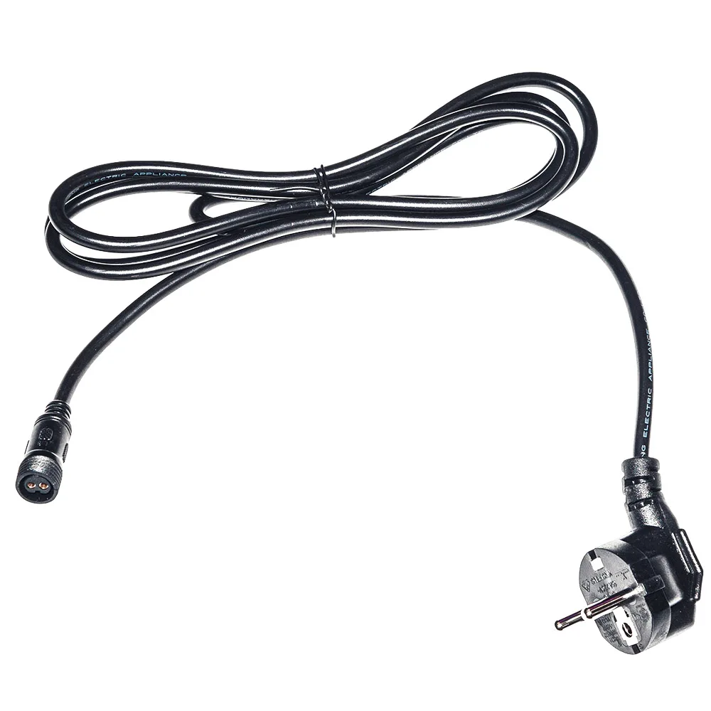 Ac220V Europe plug cords with waterproof female connector with 2 meters length 220V extension cable
