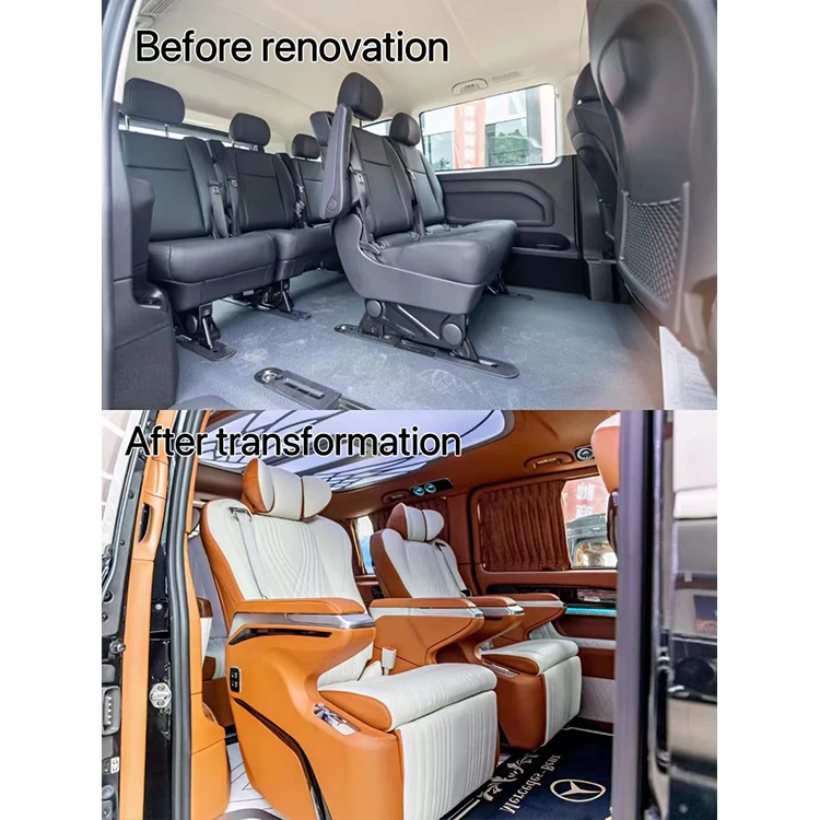 China Customized Luxury Production Line Aero Seat For Mercedes Benz Vito Caravan Car Seat for Benz Vito Driver Seat