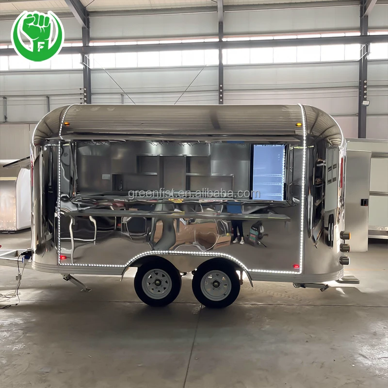 street food truck boat themed food trailers fully equipped airstream