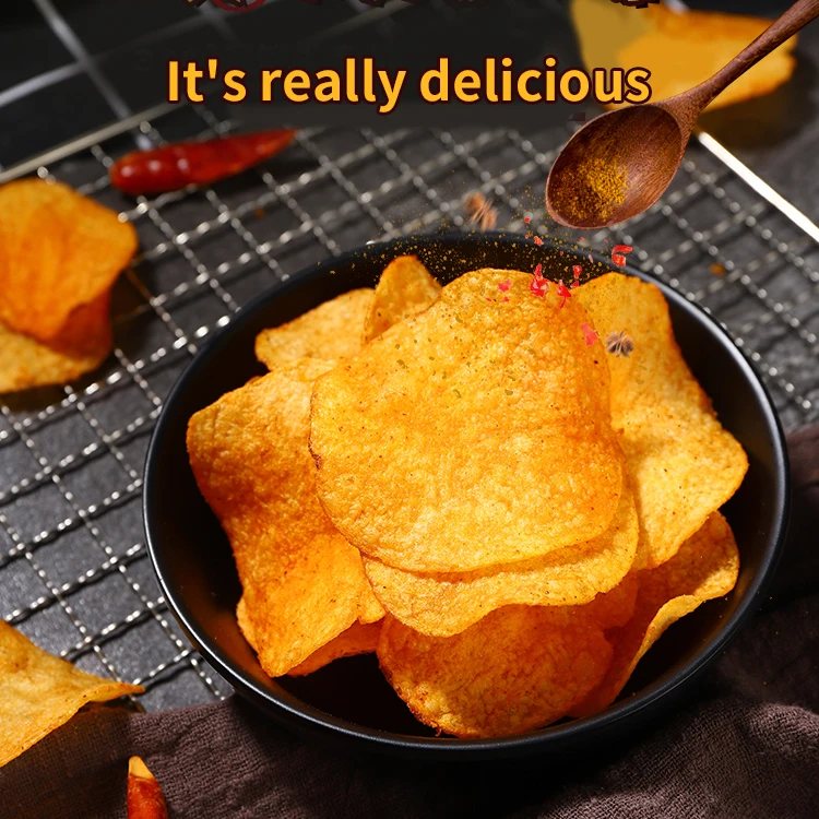 Fourseas heat wave potato chips big bag spicy