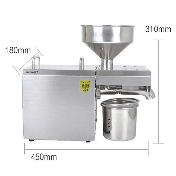 Strong power mini groundnut oil mill/olive oil extractor/home small oil presser