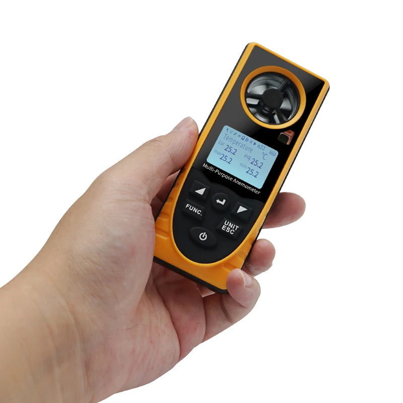 Speed Sensor Meter Handheld For Vane Cup Digital Wireless Turbine Smart Crane Direction Logger And Hvac Cranes Wind Anemometer