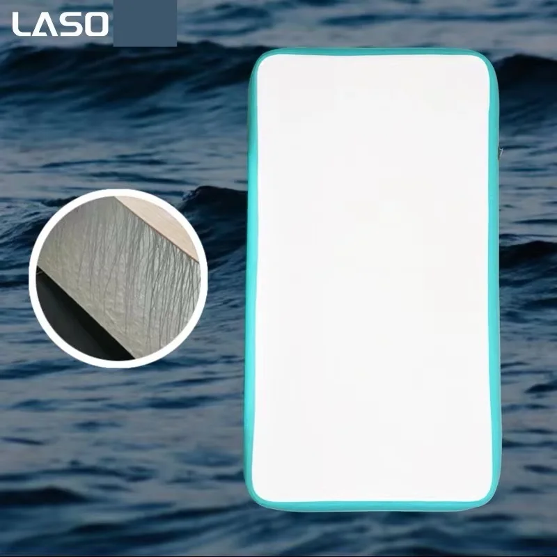 LASO 200cm*400cm*20cm Customized Shape and Thickness Aerated Water Dock Inflatable Floating Dive Platform for Boat