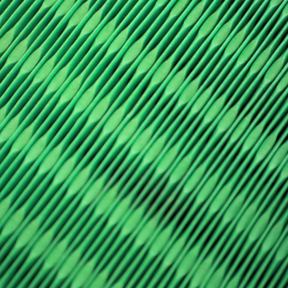 Высококачественная гофрированная целлюлозная Тяжелая воздушная фильтровальная бумага