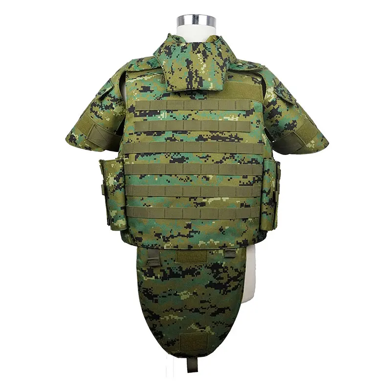 Protect U Molle System Tactical Hunting Vest Camouflage Green Tactical Plate Carrier Vest Full Body Vest