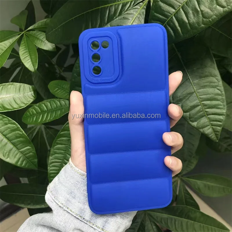 INS HOT Custom Soft TPU Down Jacket Puffer phone case Mobile Phone Cover Cases for tecno/spark /infinix/iphone/samsung/hot 10