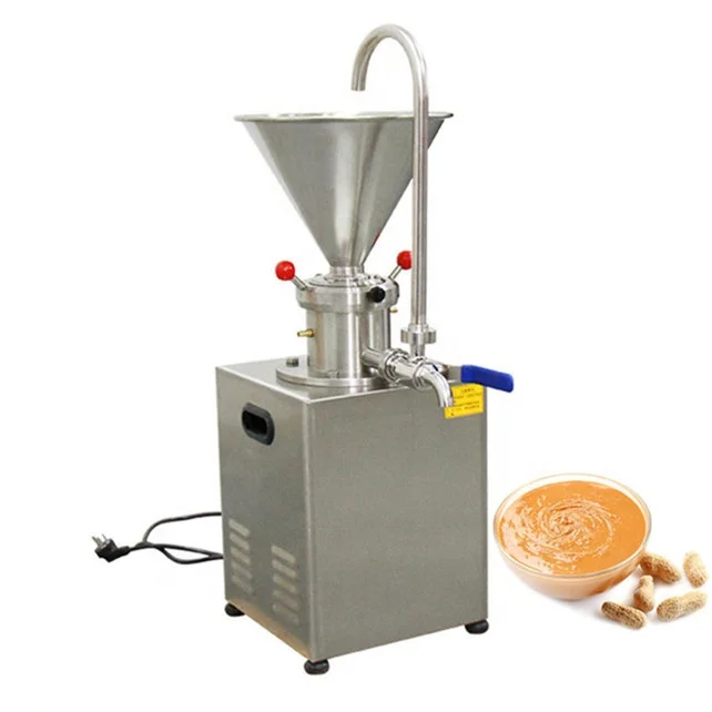 Competitive Price Stainless Steel Shaft Grinding Tahini Colloid Mill Milk Peanut Butter Making