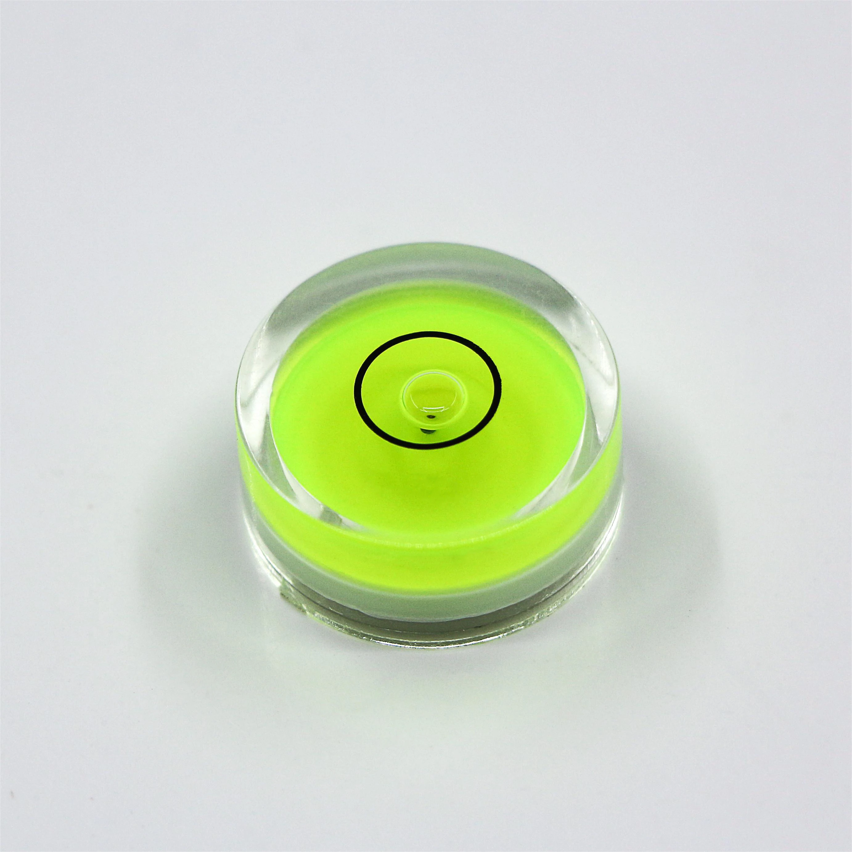 high transparent appearance plastic circular level bubble vial spirit level vial