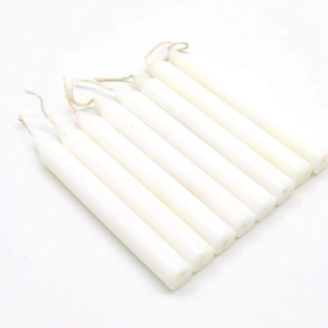 Smokeless no scent paraffin wax white house candles