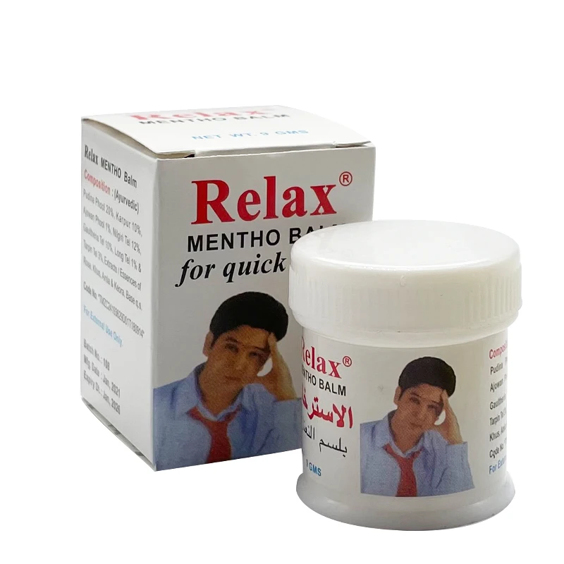 Relaxing Menthol Balm Anti-Mosquito Cooling Oil Ointment For Sprains Joint Pain Headache Dizziness Anti-itching Cream