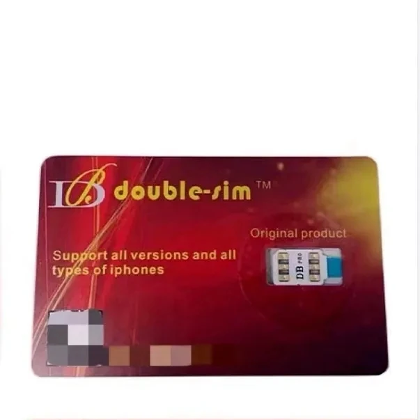 Double sim DBsim V8.26 with Esim and ICCID and TMSI 5G model for iphone6S to 14promax double sim