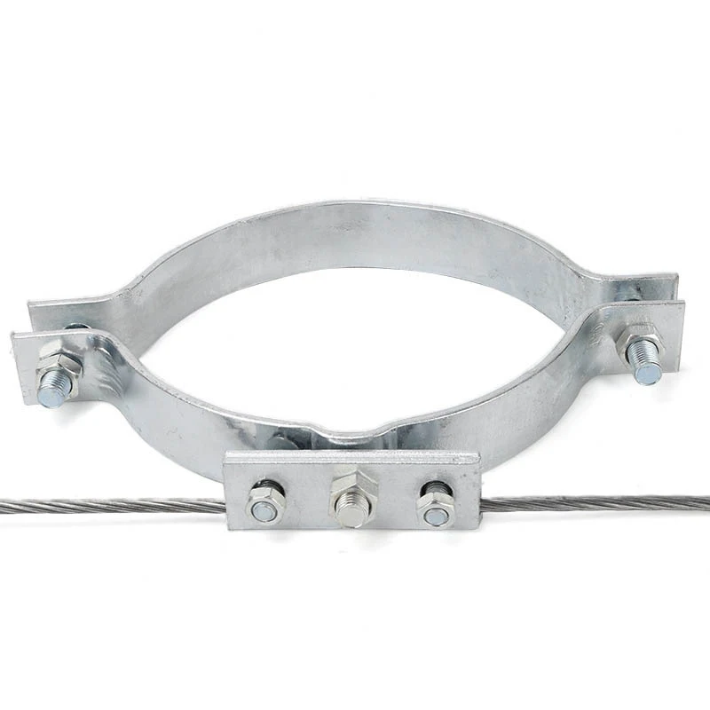 Provide Pole Mounting Bands galvanized steel fasten pole band pole mount clamp