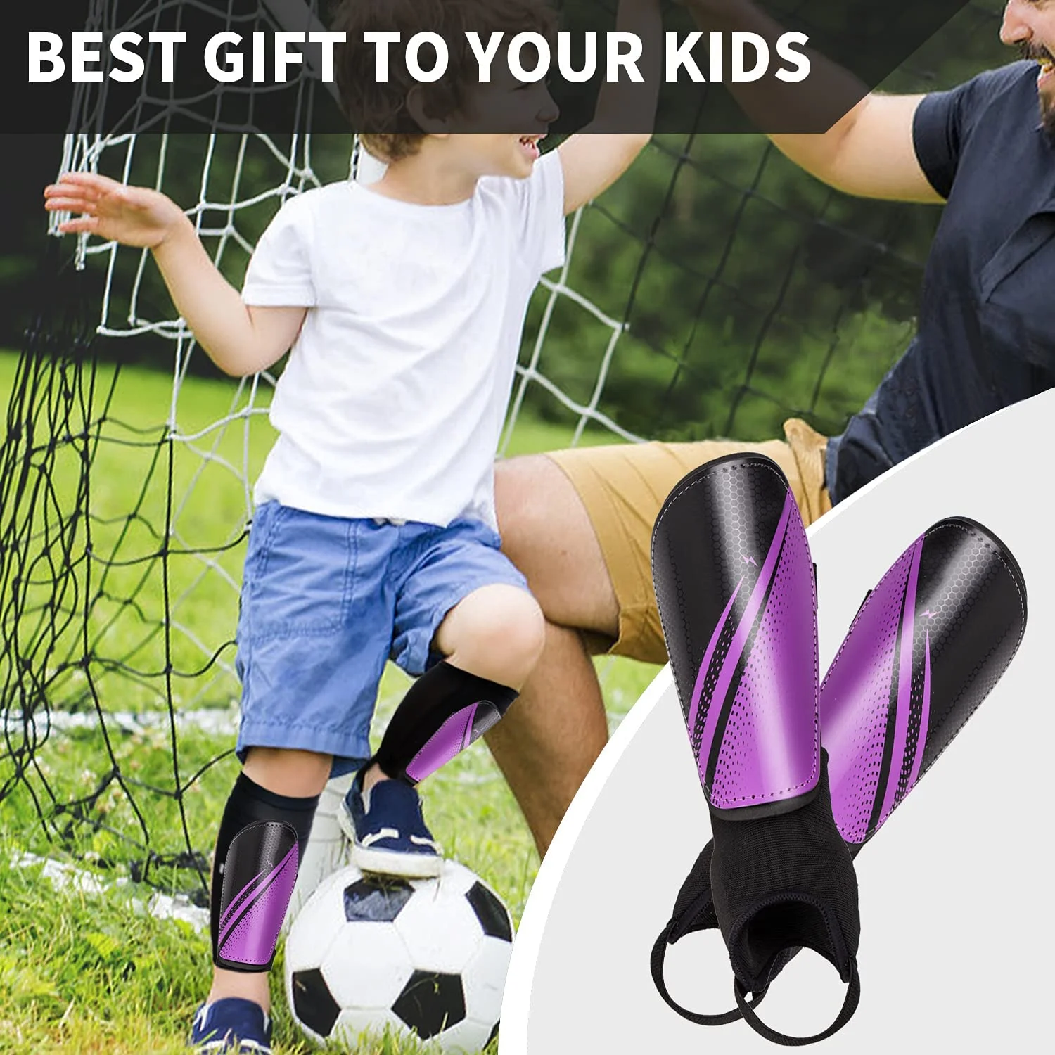 The New Listing Pads Kids Shin Guards Instep Shinguards Hockey Knee Support