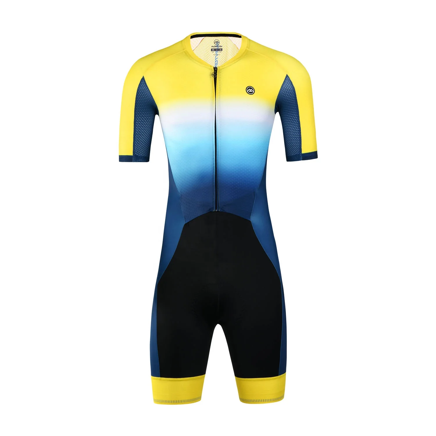 New style men short sleeve triathlon clothing men custom trisuit triathlon bike suit