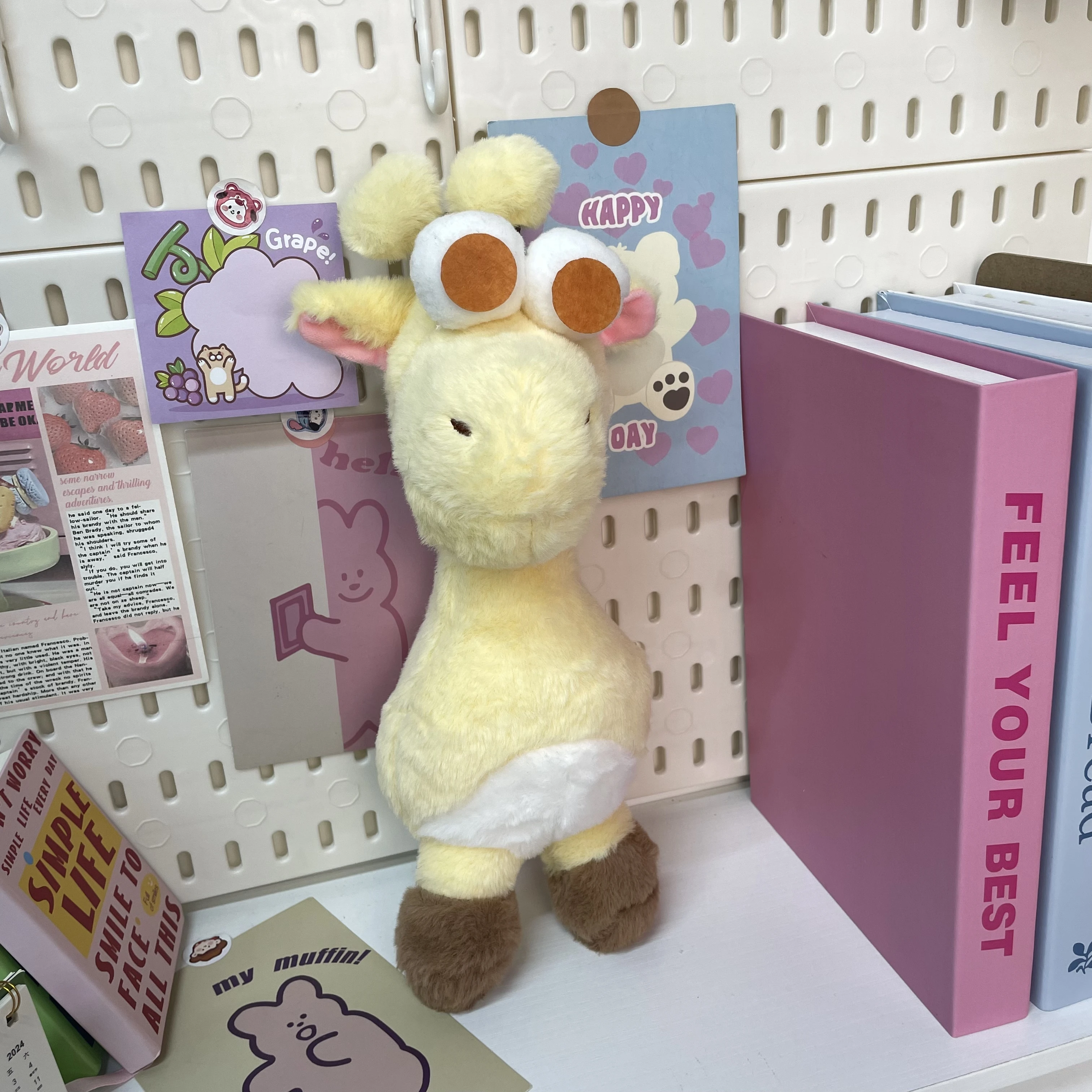 High Quality Cute Deer Stuffed Animal Plush Toy Soft Cloth Sewing Technique Embroidered Polyester Party Claw Machine Toy/Gift