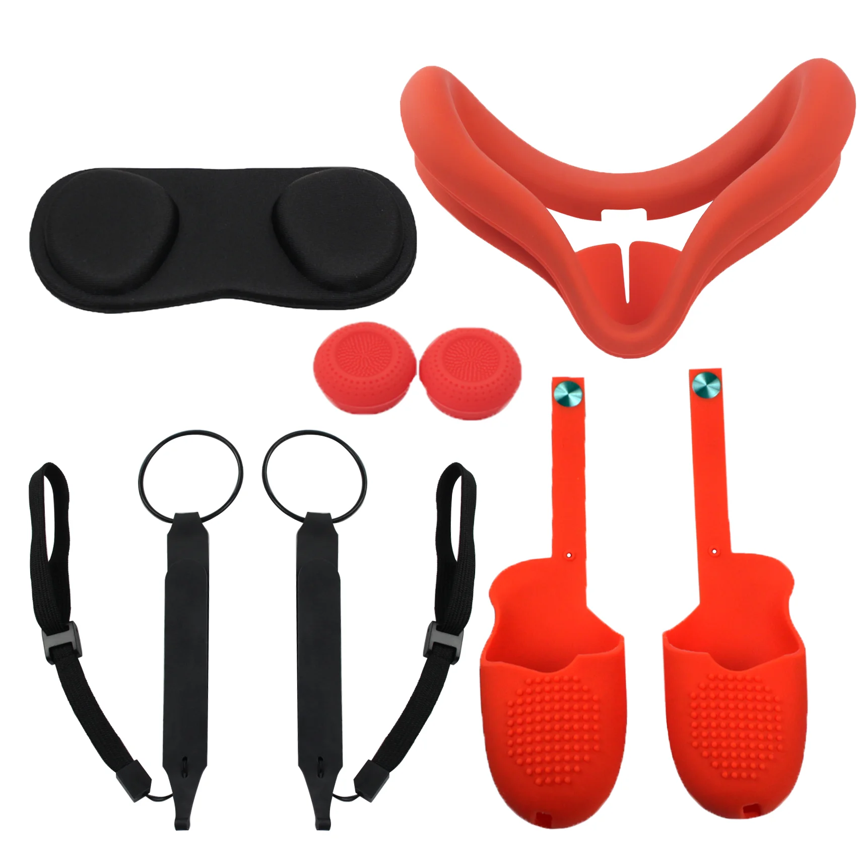 Touch Controller PU Ring Strap Silicone Sleeve Handle Grip  Accessories Compatible with Meta/Oculus quest 2/1