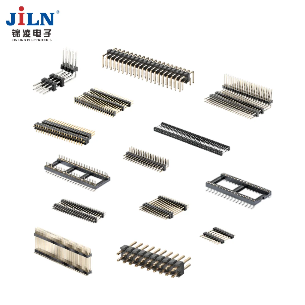 JiLN 2022 hot selling 1.00 1.27 2.0 2.54 straight male female Pin header Connector