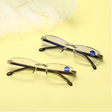 New fashion blue light blocking reading glasses with diamonds