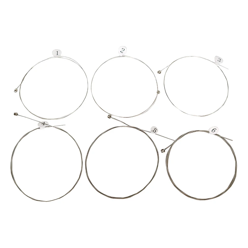 Independent Packaging Number 1-6 Nickel Alloy Electric Guitar Strings Set For Beginner