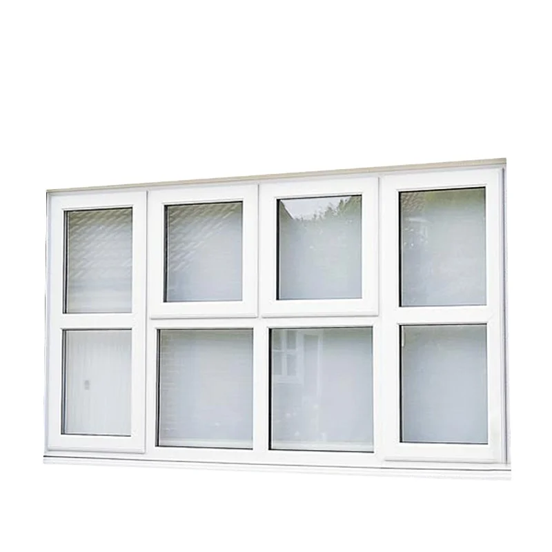 High Quality Professional Factory Guangzhou Plastic UPVC Glass Made in China Doors and Windows