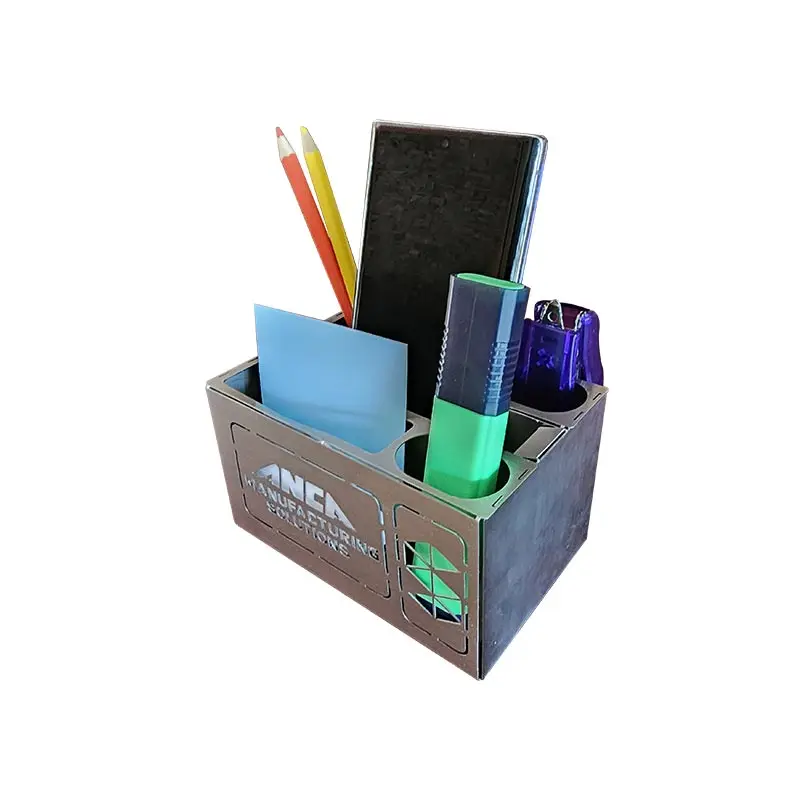 Customizable Design Functional Office Pen Holder Personal Stationery Organizer Stand Storage Boxes Desk Set Organizer Storage