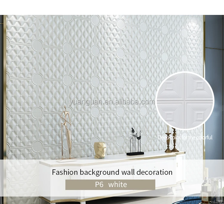 Original Factory PE Foam Wall Decoration Wallpaper Home Decoration Self Adhesive Wall Coating Sticker Foam 3d Washable Wallpaper