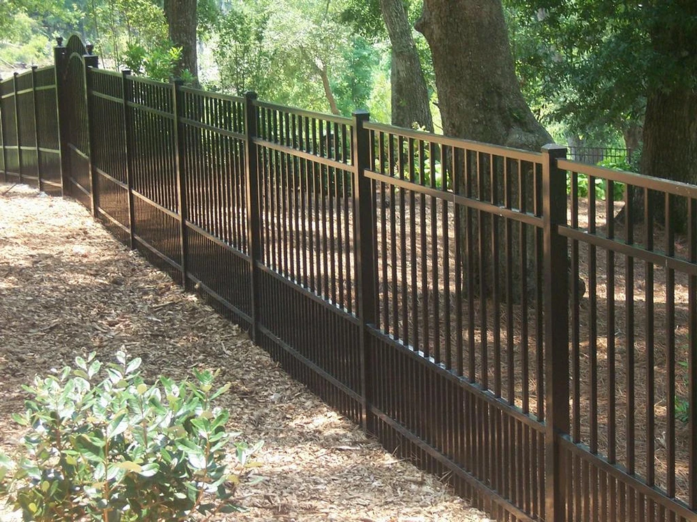 Wholesale Factory Wrought iron Metal Fence Style rack Fence Panels Galvanized Steel