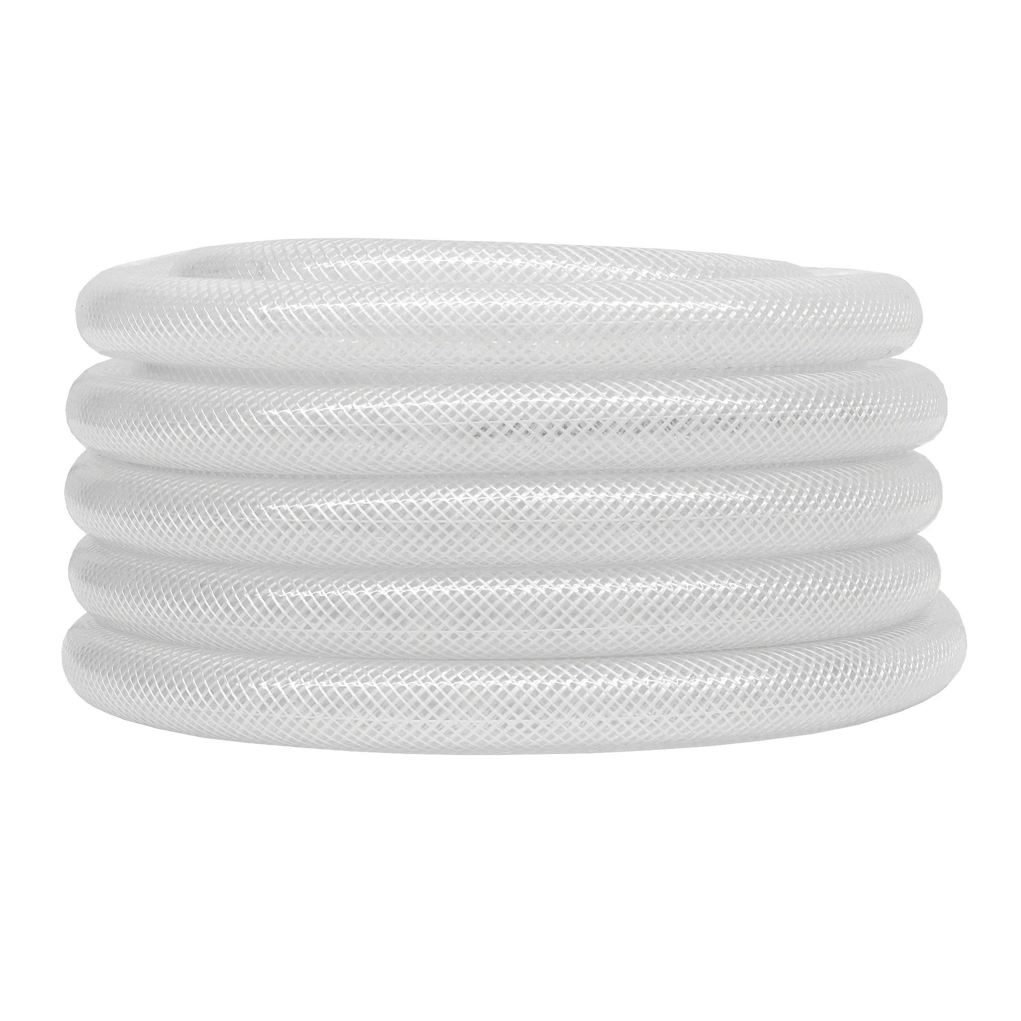 Eco-Friendly Food Grade Braided Rubber Air Hose Polyester Yarn Reinforced Silicone Tube