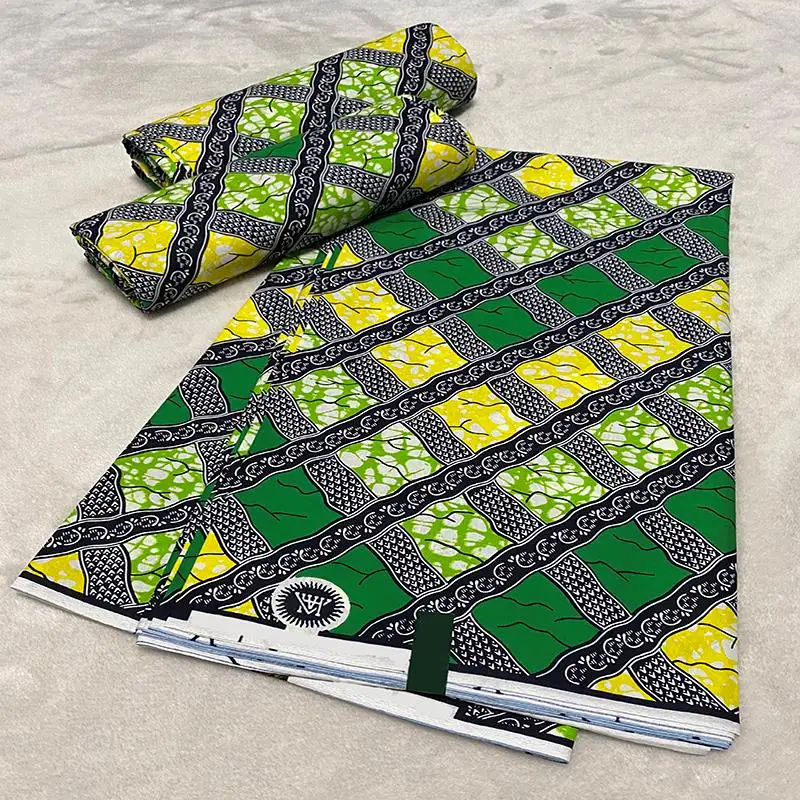 Африканская восковая мягкая ткань Kitenge для женской одежды