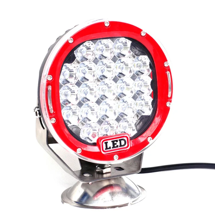 Cheap Price Factory 7 inch 63W 12v 24v auto light Led flood work light headlight 105W 9inch 96W 185W led offroad accessories 4x4