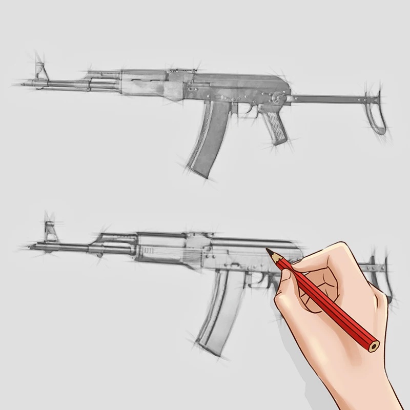 AK47 toys gun Well pro G74C CO2 and GAS toy gun wargame recoil best selling shell ejection soft bullet gun