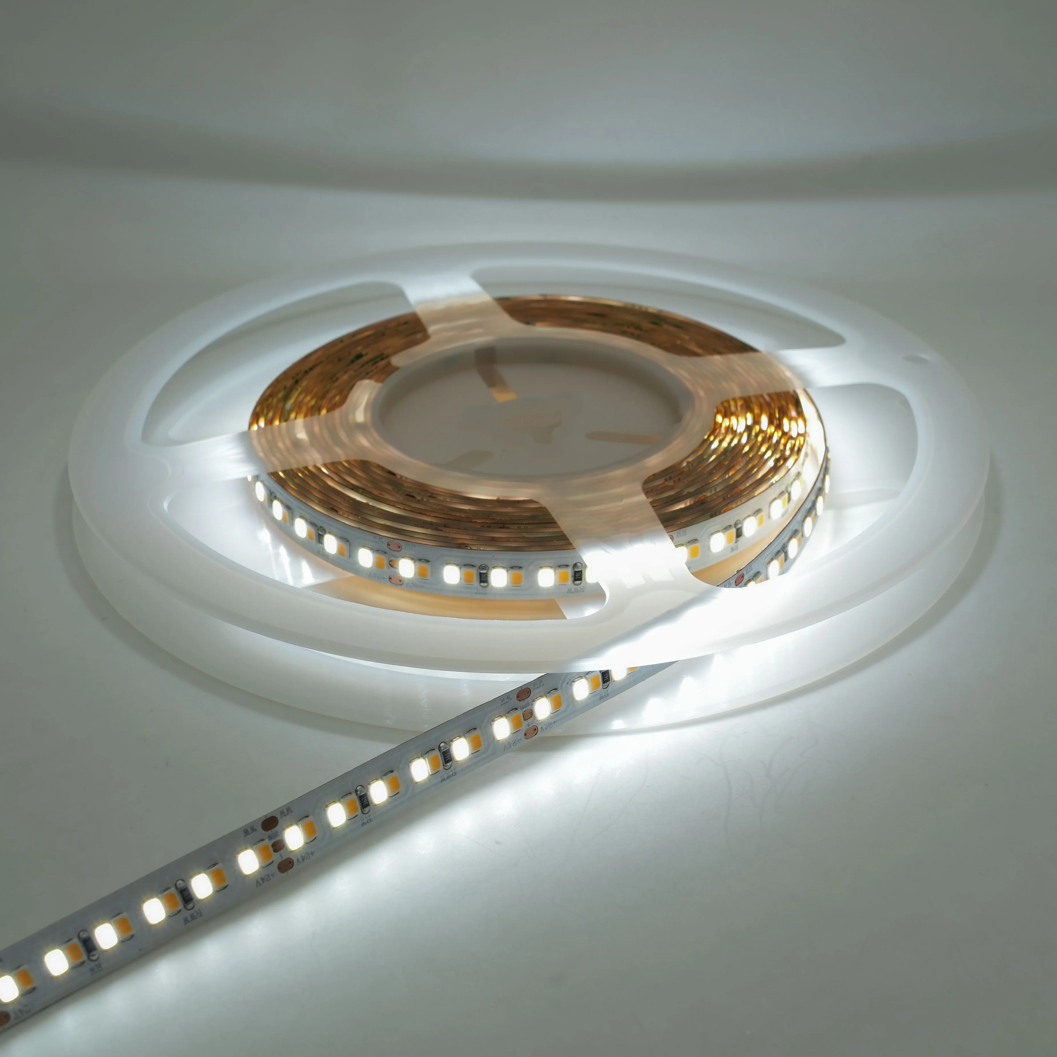 High Quality  Dual White 12V/24V 2700k-6500k 240 120 leds/m  SMD2835 LED Tape RA 90+  CCT  led strips light