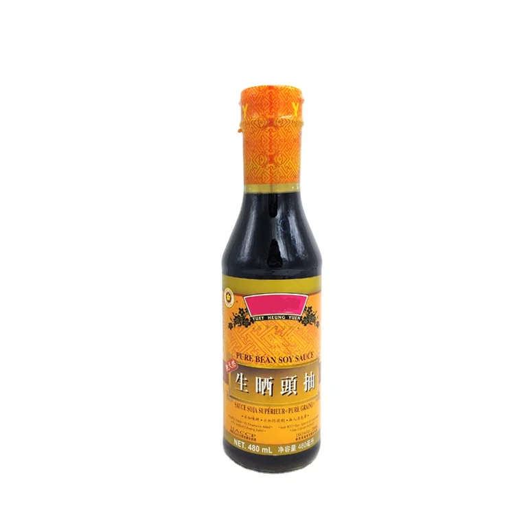 Haccp Halal OEM factory non-GMO soya raw material natural brewed Chinese light soy sauce salsa de soja
