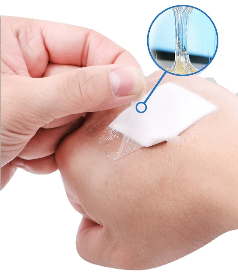 Medical waterproof and sterile patch for navel wound cesarean section bathing swimming waterproof patch transparent PU film