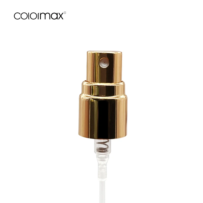 FEA15mm silver gold color aluminum perfume screw sprayer pump for perfume glass bottle