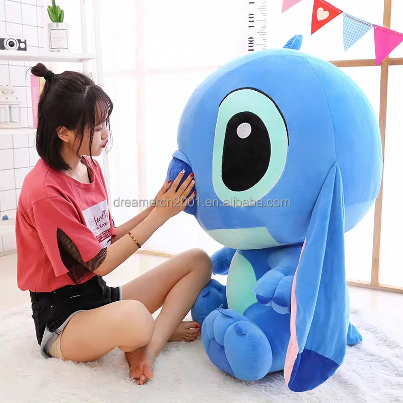 Hot Cartoon Blue Pink Stitch Plush Dolls Anime Toys Lilo andStitch stich Plush stuffed Toys christmas Gifts for Kids
