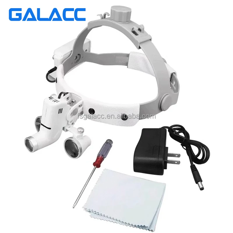 Good Quality 3.5x magnifying glasses Dental Ent Portable Rechargeable Doctor Head-mounted 3w Wireless Headlight