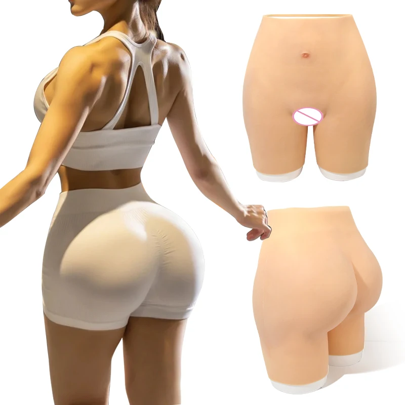 ONEFENG Silicone Sexy Buttocks Enhancement Silicone Hip Pants for African Women Open Shift Pants Full Buttocks Cosplay