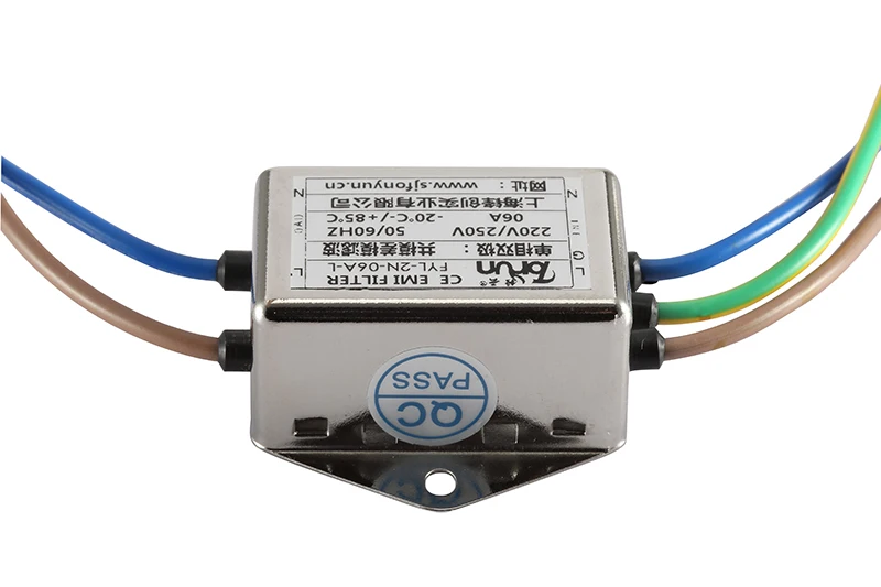 Fonyun Lead filter Power supply single phase AC EMI filter Power Line Filter