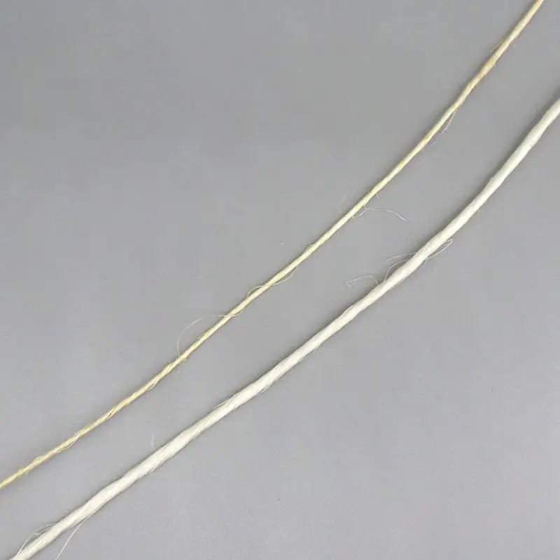 100% Nature Sisal Yarn 600m/kg and 1000m/kg  - White/Nature Thin Sisal Rope - Single-ply Sisal Yarn